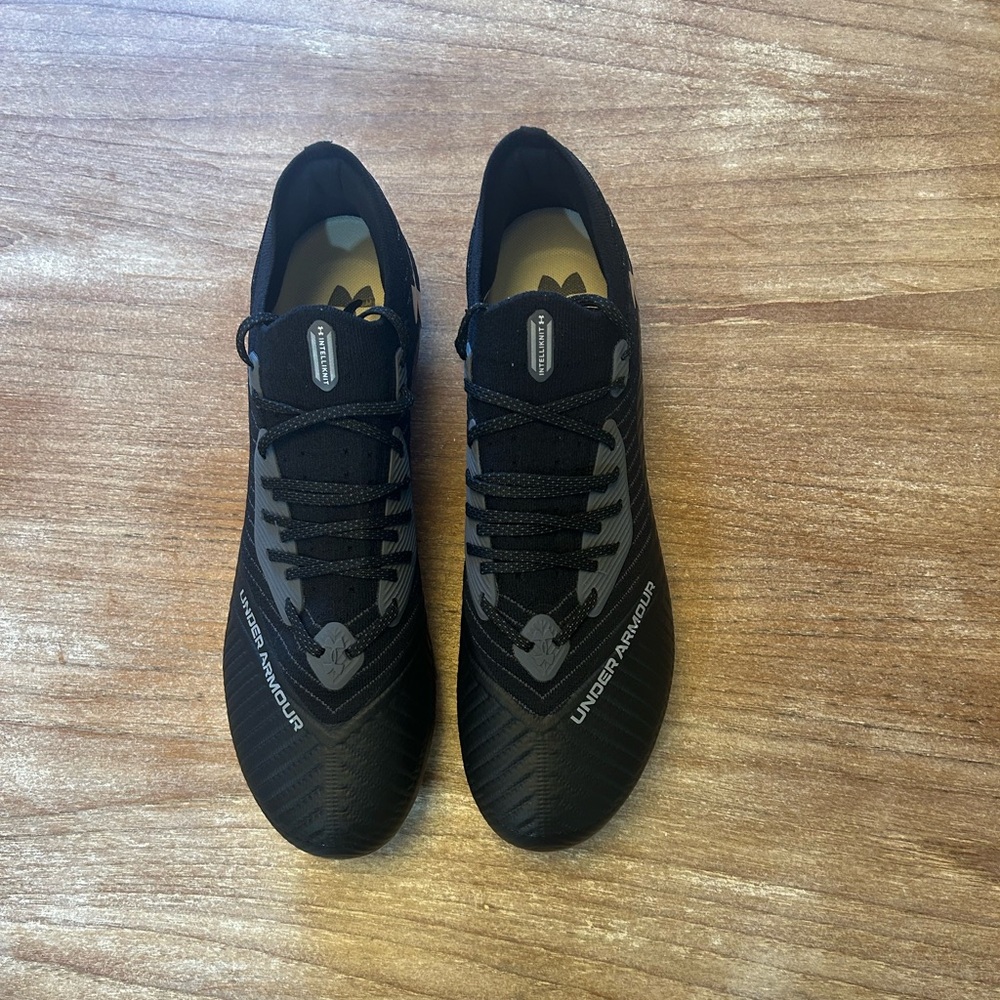 Under Armour Shadow Elite 2.0 FG Soccer Cleats Black Grey